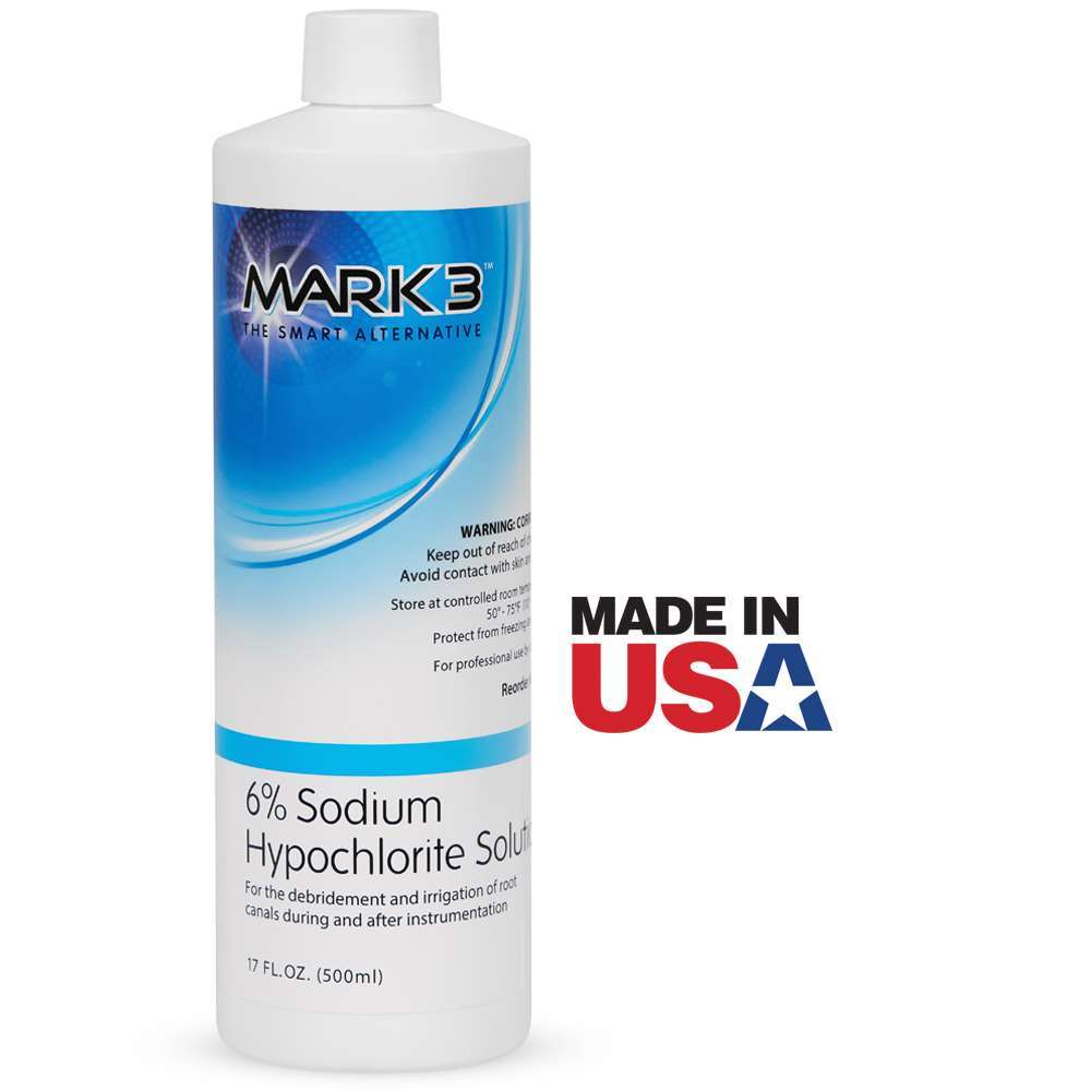 Sodium Hypochlorite Solution 6% 17oz. Bottle - MARK3