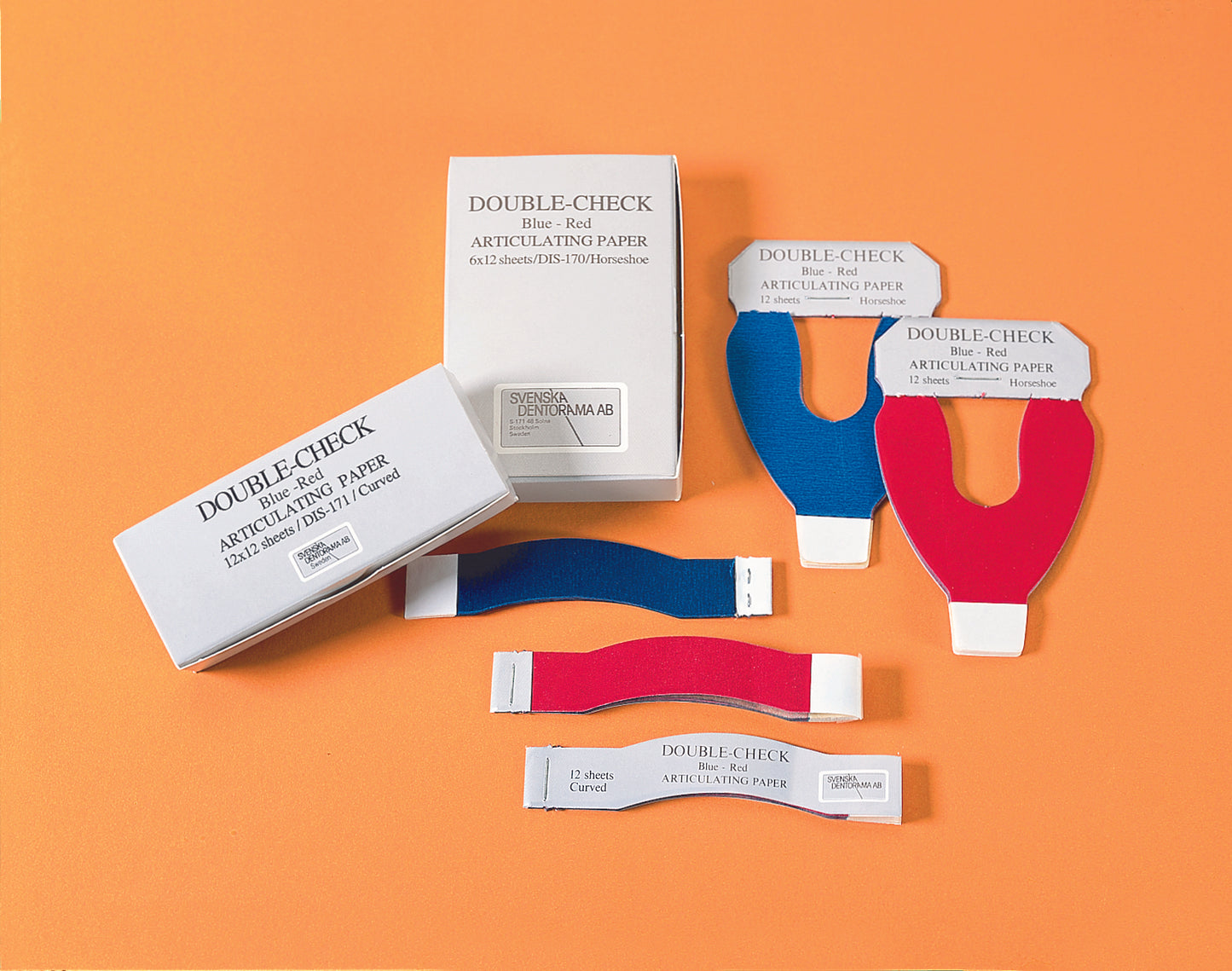 Dentorama Articulating Paper Double-Check (Blue-Red Combo)