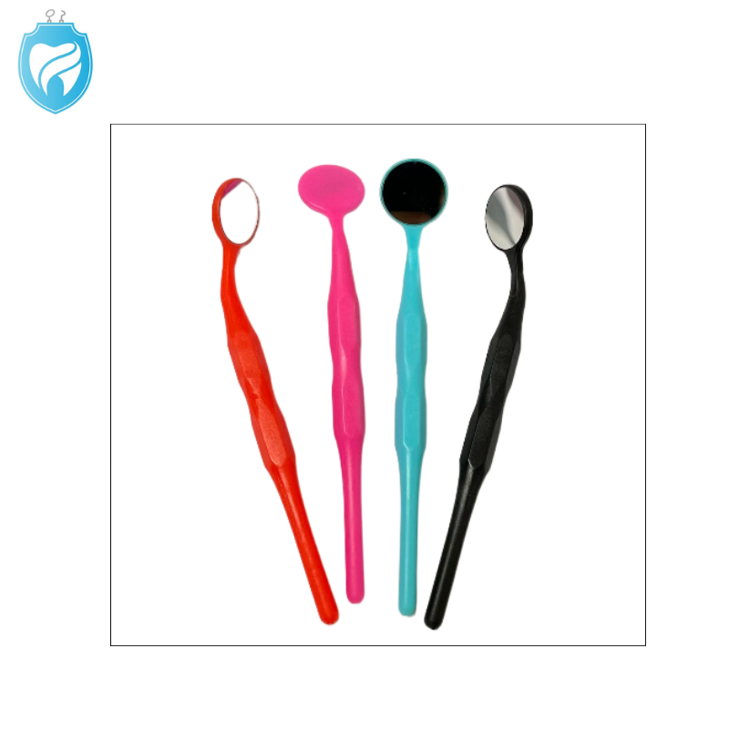 Dexiter Vibrant Reusable Colored Mirror #4 with Silicon Grip (Pack of 4)