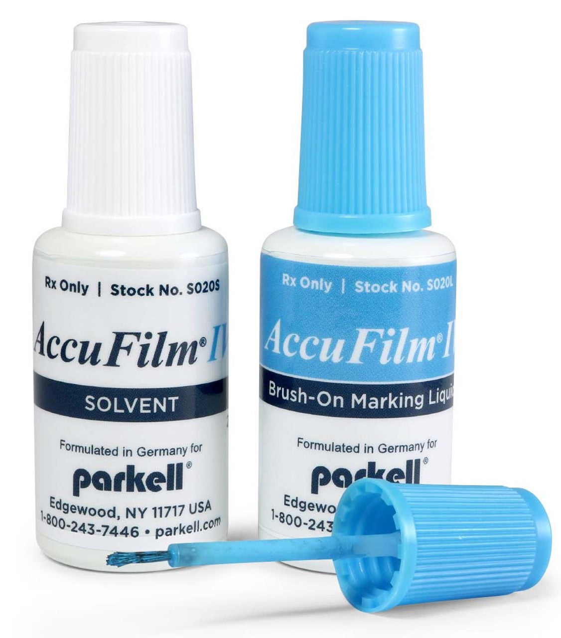 Parkell AccuFilm® IV Brush-On Marking Liquid (20mL Solvent & 10mL Marking Liquid)