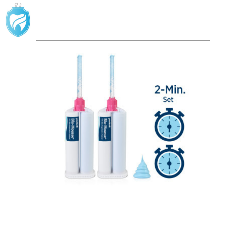 Blu-Mousse Scent-Free Classic (2-minute set)- 2/PK, 50 ML Cartridges, STANDARD