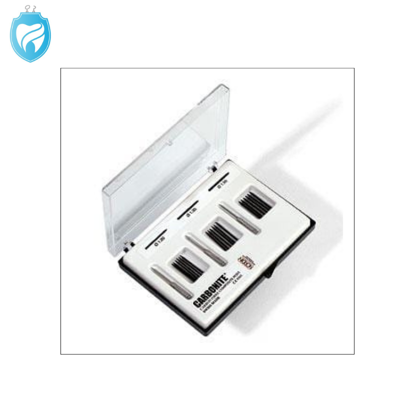 Carbonite Kit: 18 posts, 6 each of size #2, #3 and #4 post + 3 reamers by Nordin Swiss Made