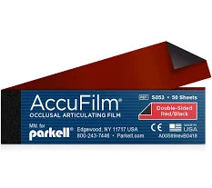 Parkell AccuFilm® Booklet Red/Black (5 Booklets of 50)