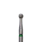 GBurs FG #801-018, Round Reusable Diamond Bur, 5/Pk by Strauss