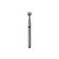 GBurs FG #801-022, Round Reusable Diamond Bur, 5/Pk by Strauss