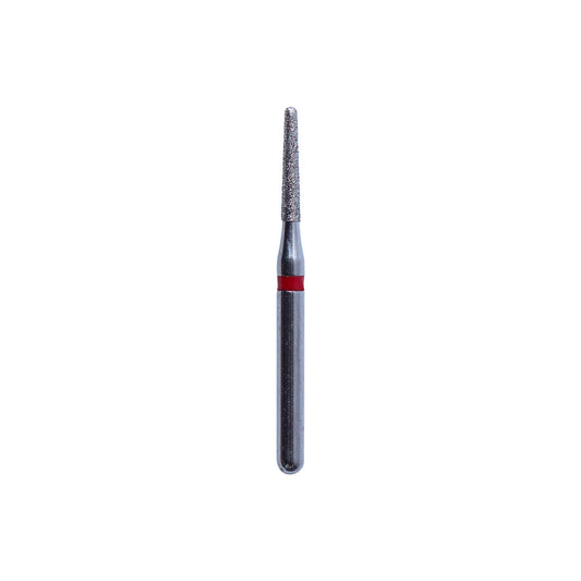 GBurs FG #855-014, Round End Taper Reusable Diamond Bur, 5/Pk by Strauss