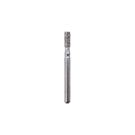 GBurs FG #835-014, Round End Cylinder Reusable Diamond Bur, 5/Pk by Strauss