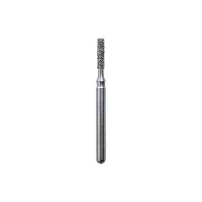 GBurs FG #836-012, Round End Cylinder Reusable Diamond Bur, 5/Pk by Strauss