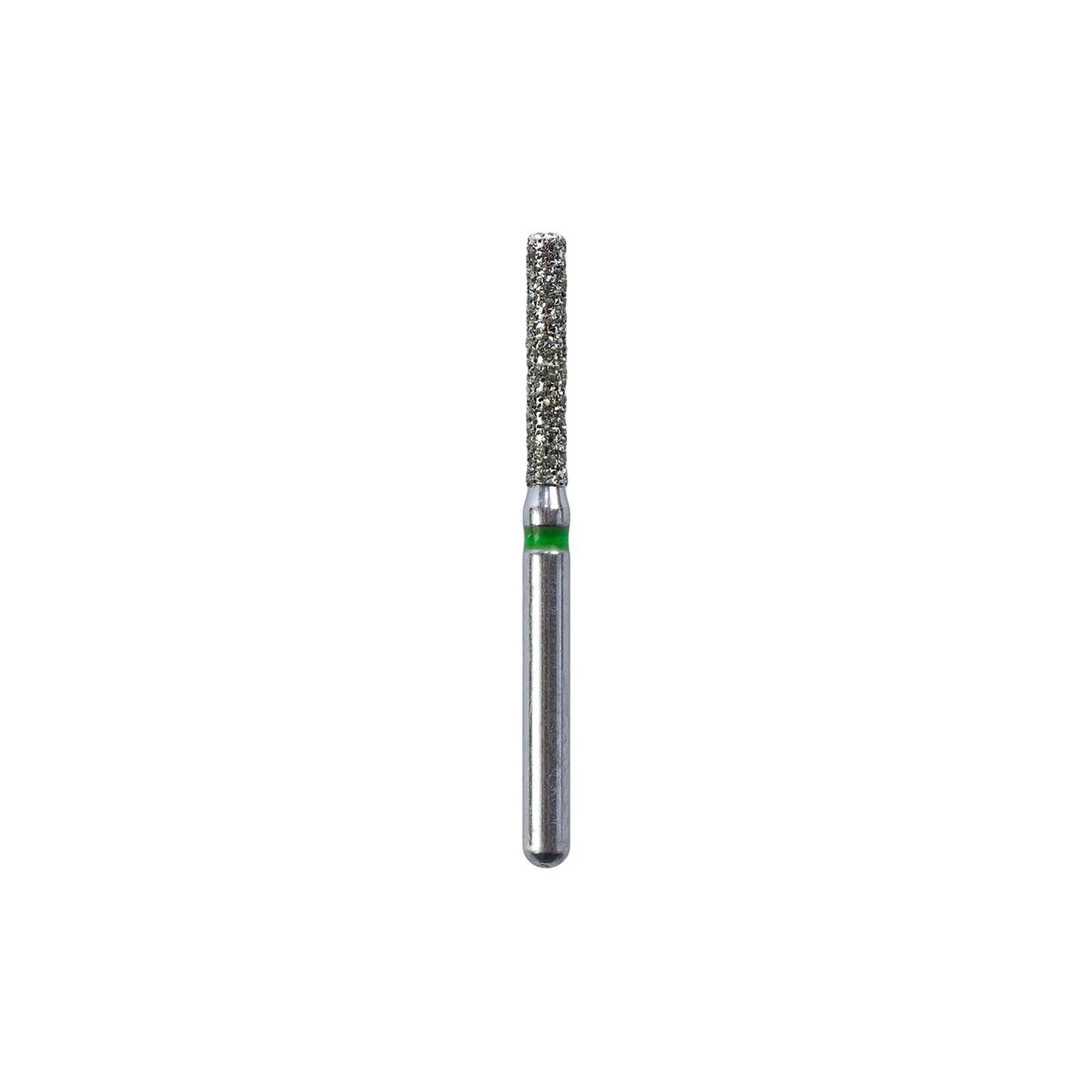 GBurs FG #837-014, Round End Cylinder Reusable Diamond Bur, 5/Pk by Strauss