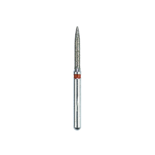 GBurs FG #862-014, Flame Reusable Diamond Bur, 5/Pk by Strauss