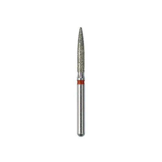 GBurs FG #863-016, Flame Reusable Diamond Bur, 5/Pk by Strauss