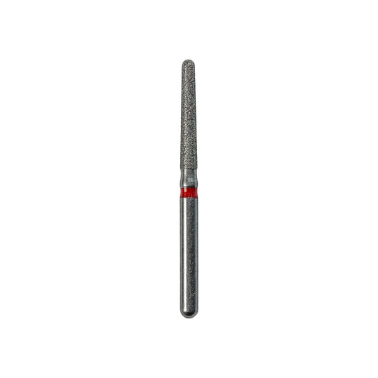 GBurs FG #850-018, Round End Taper Reusable Diamond Bur, 5/Pk by Strauss