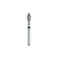 Gburs Diamond Burs FG #368-023 Egg/Football, Reusable Diamond Bur 5/Pk by Strauss