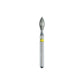 Gburs Diamond Burs FG #368-023 Egg/Football, Reusable Diamond Bur 5/Pk by Strauss
