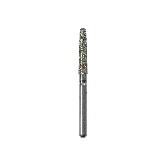 GBurs FG #856-018, Round End Taper Reusable Diamond Bur, 5/Pk by Strauss