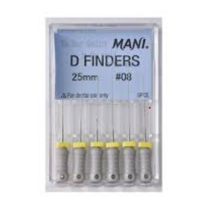 Mani D Finders 21mm & 25mm 6/Box Stainless Steel