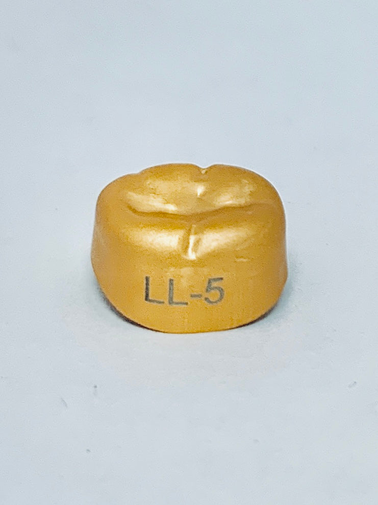 Gold Anodized Temporary Crowns LL5