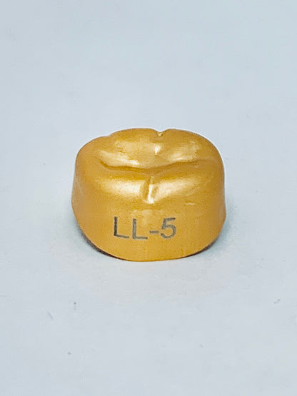 Gold Anodized Temporary Crowns LL5